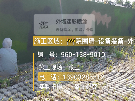 昌邑外墙迷彩漆材料价约 45-60 元 /k