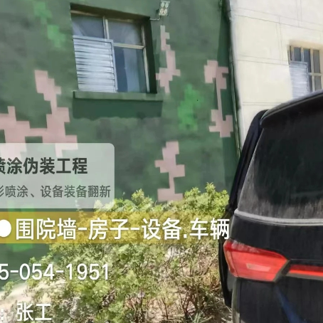 昌邑数码迷彩漆施工